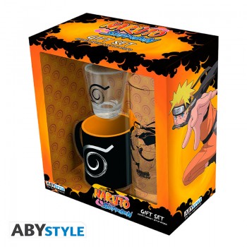 NARUTO SHIPPUDEN Pck Glass + Espresso Mug