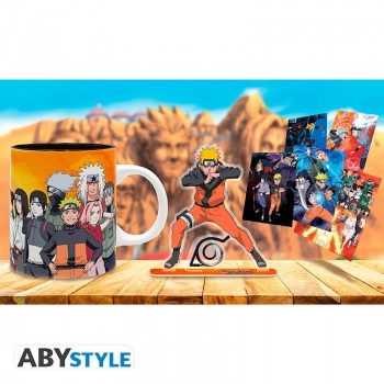 NARUTO SHIPPUDEN  Pck Mug320ml + Acryl® + Postcards "Naruto"