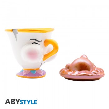 The Beauty & the Beast Chip with bubbles 3D Mug 350ml