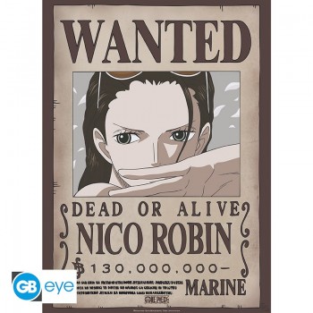 ONE PIECE Αφίσα-Poster Wanted Nico Robin (52x38cm)