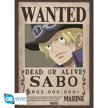 ONE PIECE Αφίσα-Poster Wanted Sabo(52x38cm)