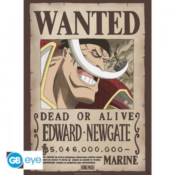 ONE PIECE Αφίσα-Poster Wanted Whitebeard (52x38cm)