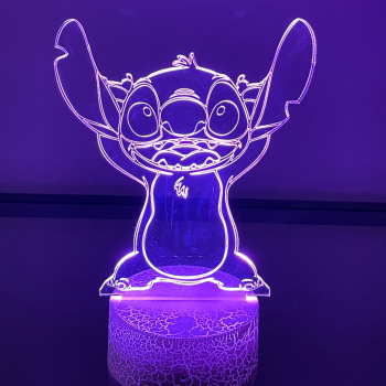 Φωτιστικό Stitch 3D Led