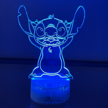 Φωτιστικό Stitch 3D Led