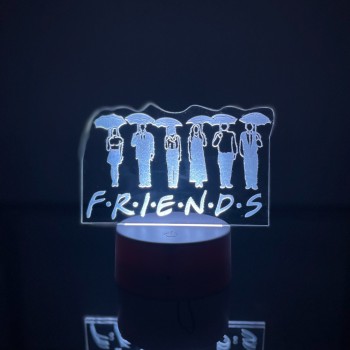 Φωτιστικό Friends 3D Led