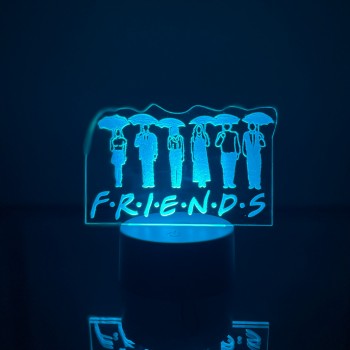 Φωτιστικό Friends 3D Led