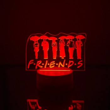 Φωτιστικό Friends 3D Led