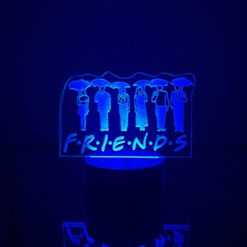 Φωτιστικό Friends 3D Led