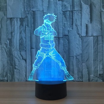 LED 3D Φωτιστικό Kakashi Hatake