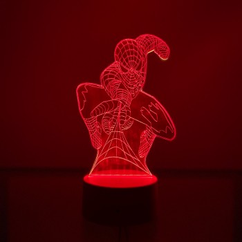 Φωτιστικό Spider-Man 3D Led