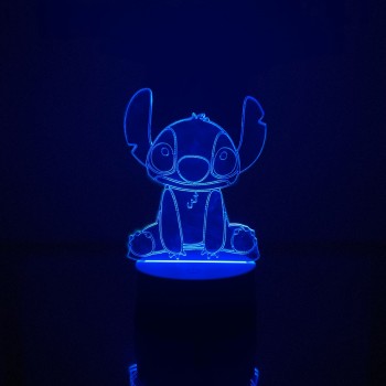 Φωτιστικό Stitch 3D Led