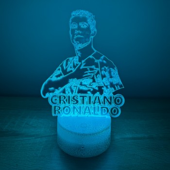 Φωτιστικό Cristiano Ronaldo 3D Led