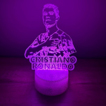 Φωτιστικό Cristiano Ronaldo 3D Led