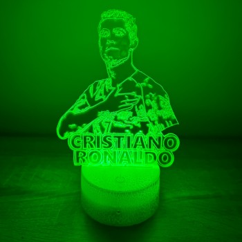 Φωτιστικό Cristiano Ronaldo 3D Led