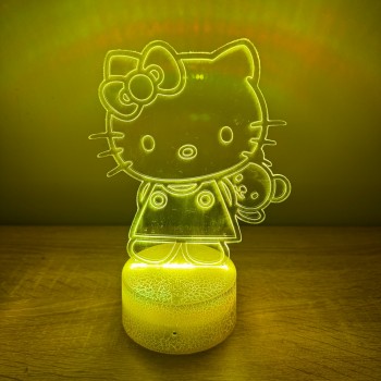 Φωτιστικό Hello Kitty 3D Led