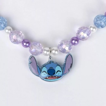 Disney Lilo and Stitch Angel Σετ Παιδικά Κοσμήματα και Στέκα Μπλέ