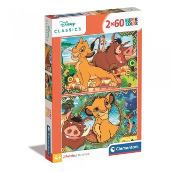 Disney The Lion King puzzle 2x60pcs