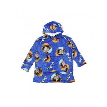 One Piece pull-over plush fleece blanket poncho Παιδικό One 