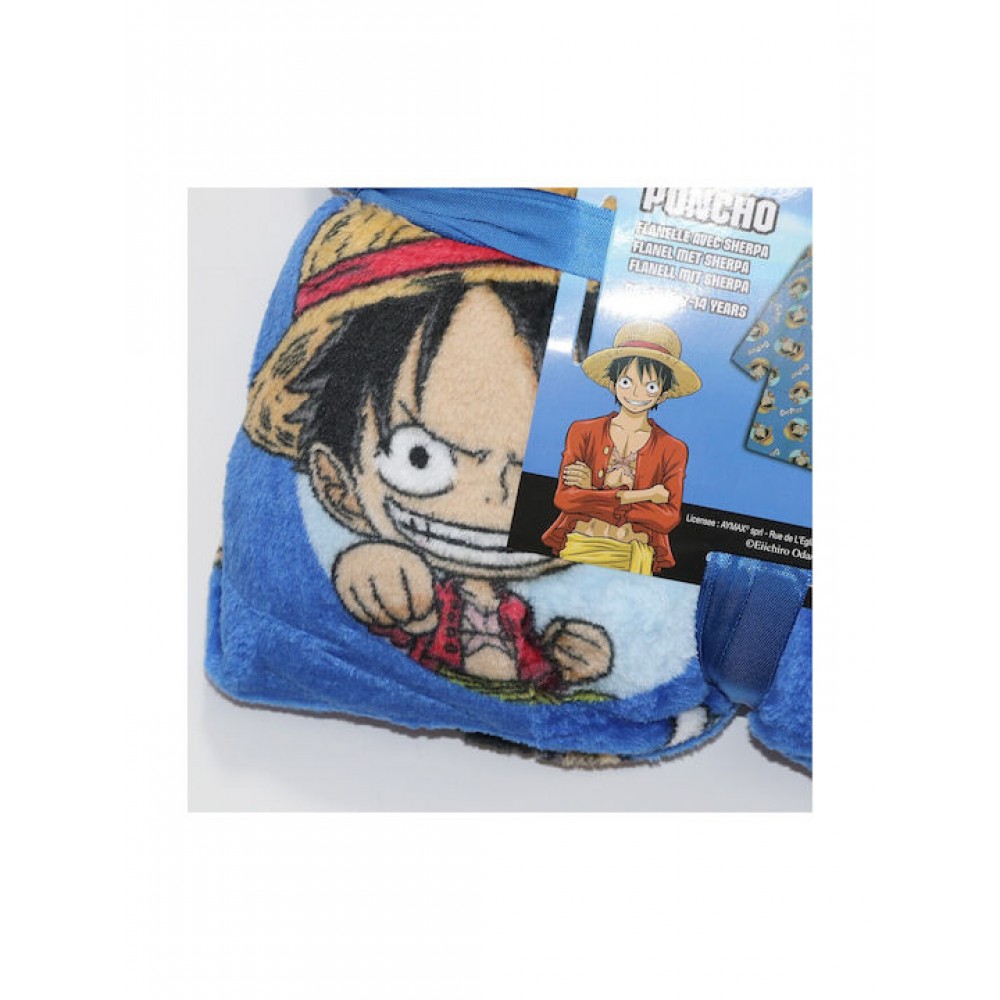 One Piece pull-over plush fleece blanket poncho Παιδικό One Size