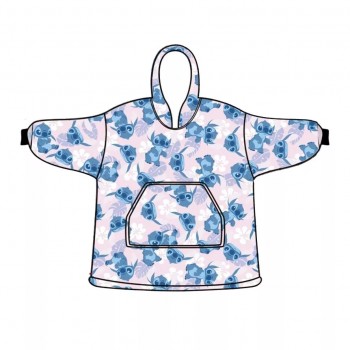 Disney Lilo and Stitch Light Rose pull-over polar blanket po