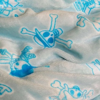 One Piece Cloudy pullover fleece blanket poncho Ενηλίκων