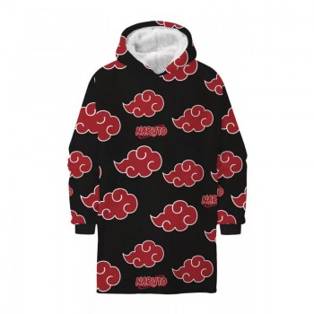 Naruto Akatsuki pull-over fleece blanket Παιδικό Poncho