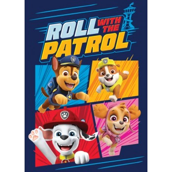 Paw Patrol Roll fleece Κουβέρτα 100x140cm