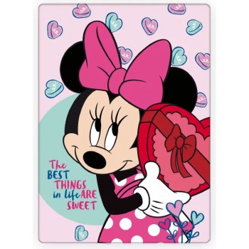 Disney Minnie Sweets fleece Κουβέρτα 100x140cm