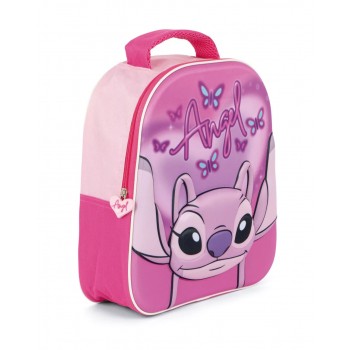 Disney Stitch - Angel 3D ροζ backpack 32cm