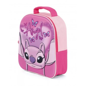 Disney Stitch - Angel 3D ροζ backpack 32cm