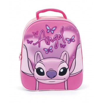 Disney Stitch - Angel 3D ροζ backpack 32cm