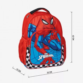 Spiderman Checked School bag 43 cm