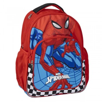 Spiderman Checked School bag 43 cm