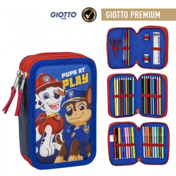 Paw Patrol Κασετίνα με 3 Θήκες Γεμάτη  Giotto