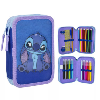 Disney Lilo and Stitch Κασετίνα Γεμάτη με 2 Θήκες