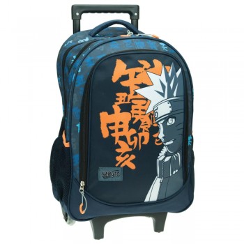 Naruto Letters Trolley backpack,Schoolbag 46 cm