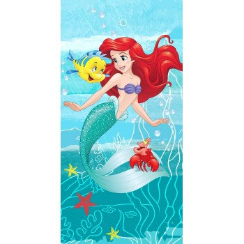 Πετσέτα Θαλάσσης Princess Ariel 70x140cm