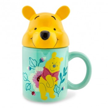 Disney Winnie The Poo Κούπα Με Καπάκι 3D 