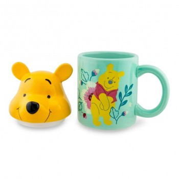 Disney Winnie The Poo Κούπα Με Καπάκι 3D 