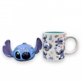 Disney Stitch Κούπα Με Καπάκι 3D 