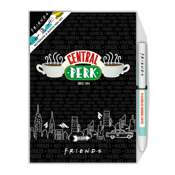 Friends Notebook and Quote Pen Set – Central Perk