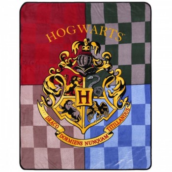 Κουβέρτα Harry Potter Hogwarts premium coral 