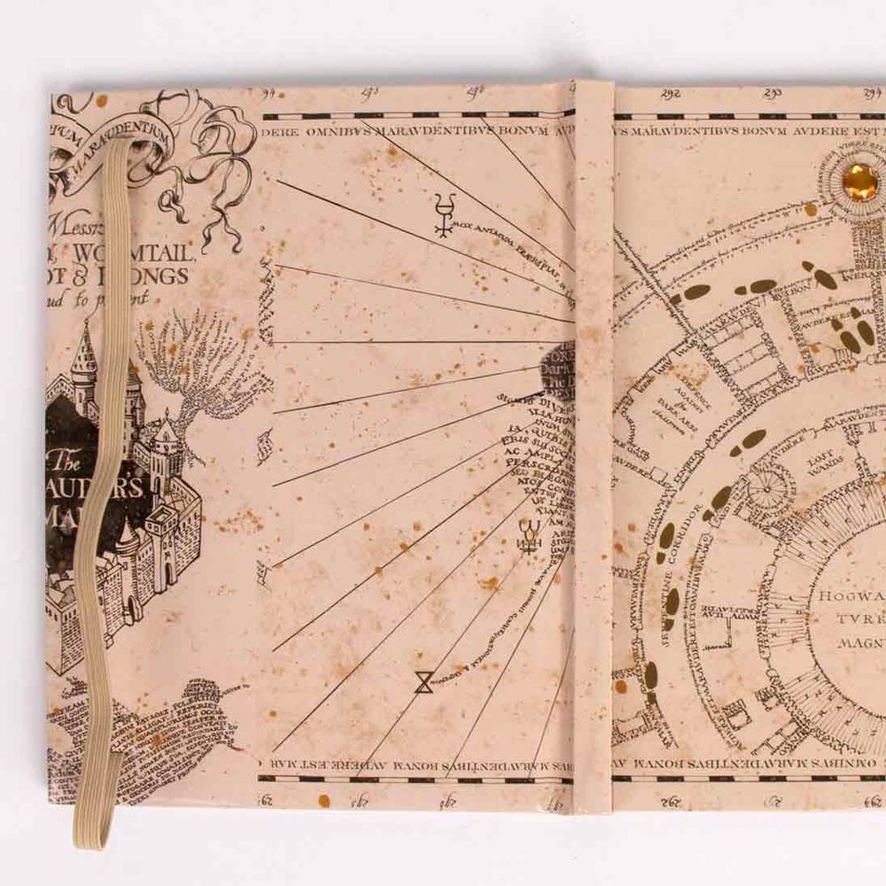 Harry Potter Marauders Map lights stationary set