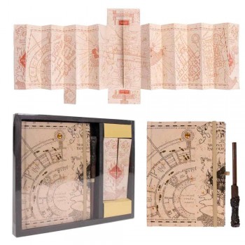 Harry Potter Marauders Map lights stationary set