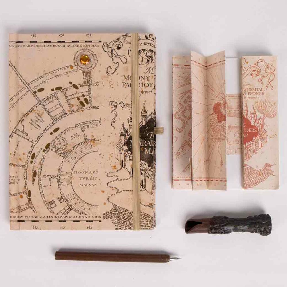 Harry Potter Marauders Map lights stationary set