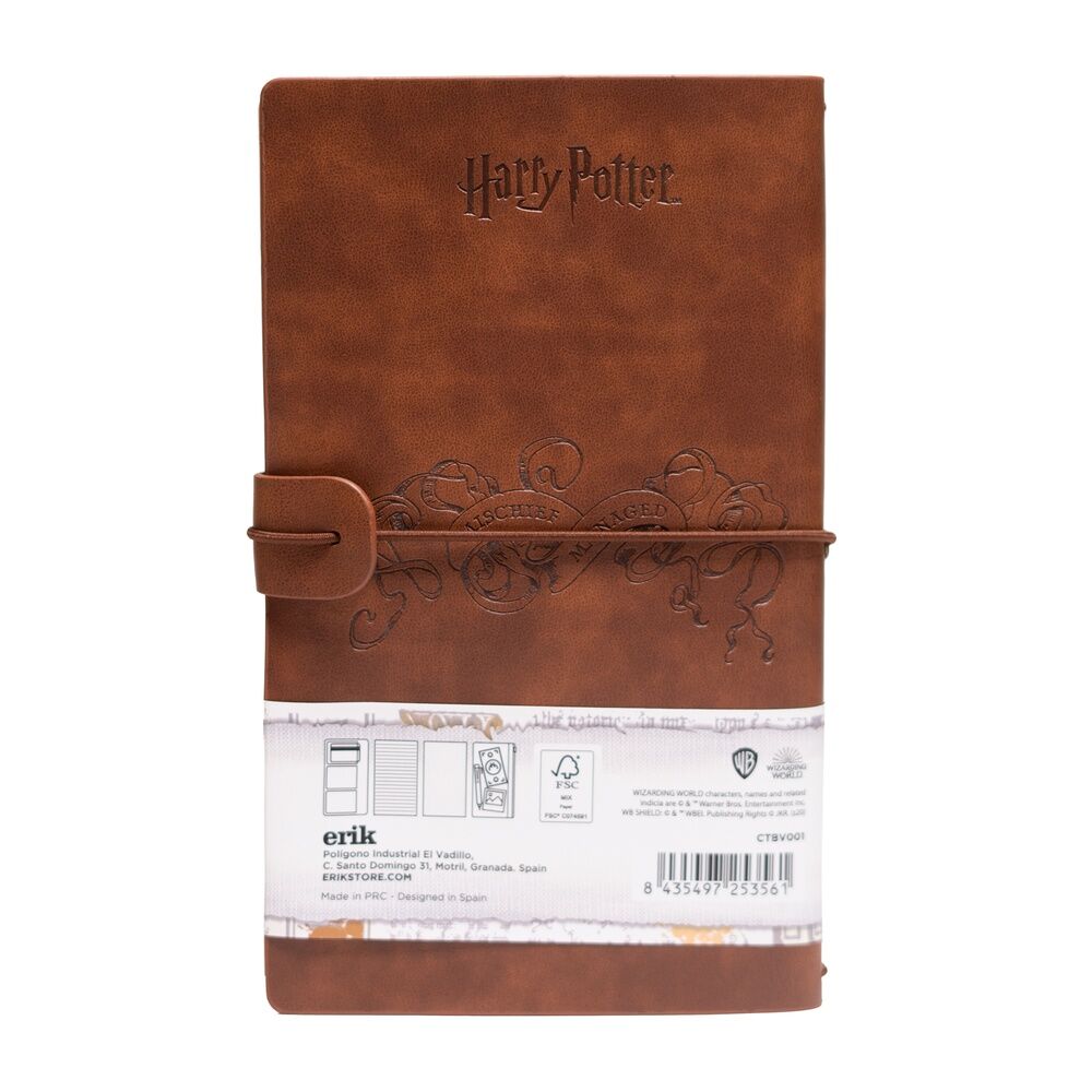 Harry Potter Marauder Map travel notebook Συνθετικό Δέρμα