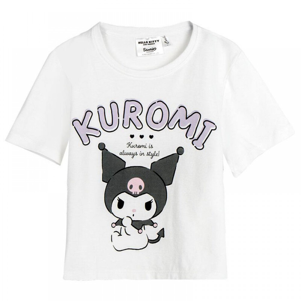 Kuromi t-shirt Λευκό Παιδικό