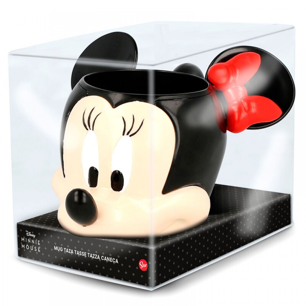 Disney Minnie Head Κούπα Κεραμική 3D 360ml