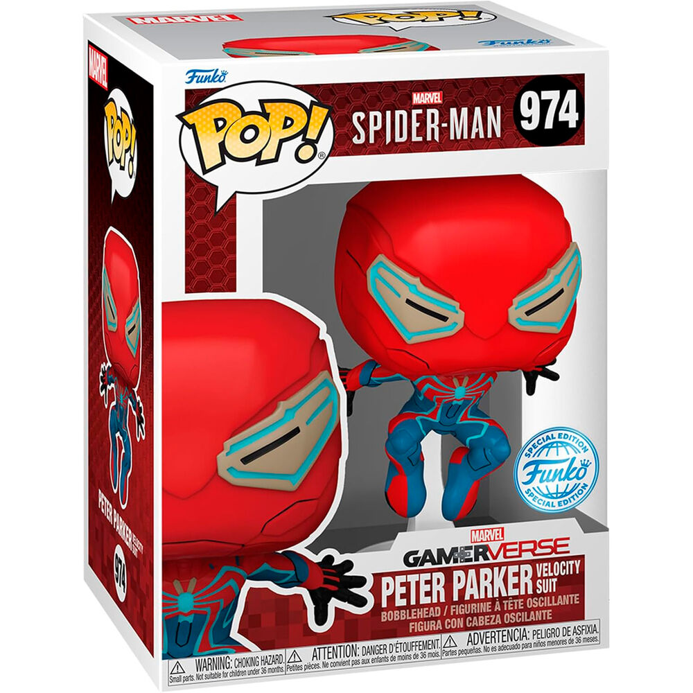 FUNKO POP figure Marvel Spider-Man Peter Parker Exclusive