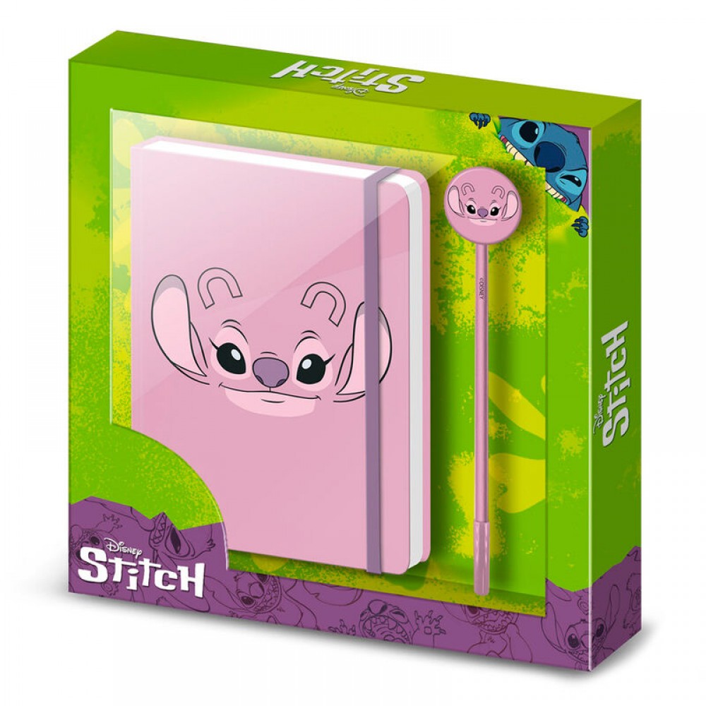 Disney Stitch Angel Σημειωματάριο + Στυλό